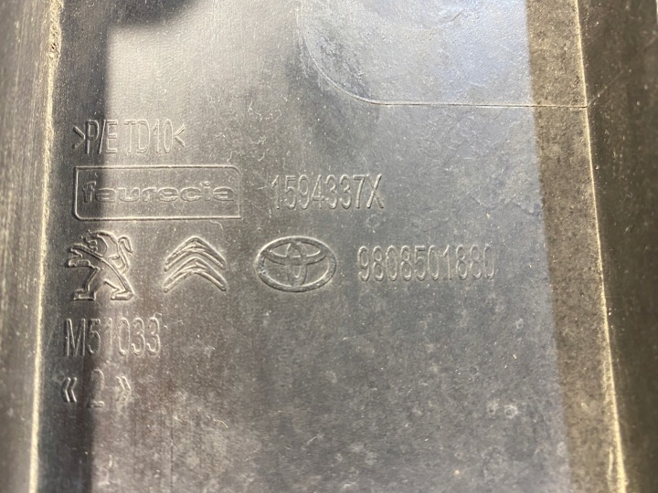 TOYOTA PROACE 16- JUMPY EXPERT PLAQUE PROTECTION SOUS PARE-CHOCS 9808501880