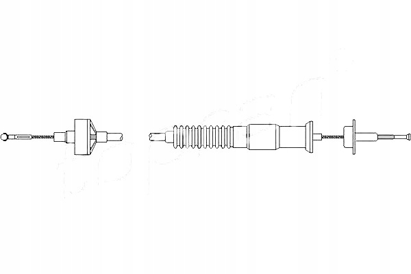 CÂBLE ADHÉRENCE VW GOLF III 91-97 OE 1H1721335A PCS TOPRAN