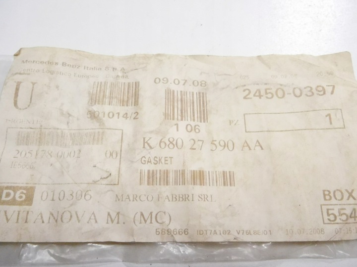 JOINT D'ÉTANCHÉITÉ SOUPAPE EGR JEEP CHEROKEE K68027590AA