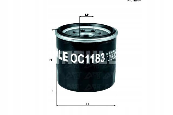 FILTRE HUILES MAZDA 2, 3, 6, CX-3, CX-30, CX-5, MX-5 IV, MX-5 RF TARGA