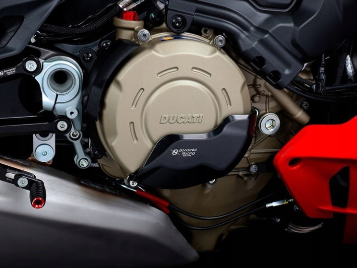 BONAMICI CAPUCHONS COUVERCLES MOTEUR DUCATI STREETFIGHTER V4 AVEC 2025-2026