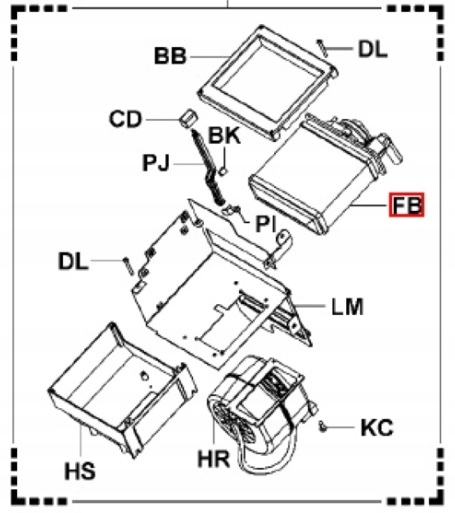 CALENTADOR PIEZA INSERTADA BASTIDOR TOYOTA SERIA: 8 (8FG/8FD) 