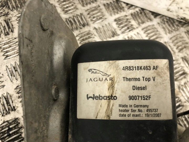 JAGUAR S-TYPE 2005 CHAUFFAGE DE STATIONNEMENT WEBASTO