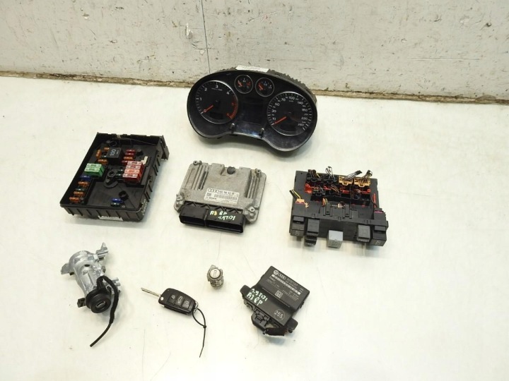 KIT IMMO ORDINATEUR AUDI A3 8PA 1.9 TDI 03G906021RE 8P0907279K 1K0907530P
