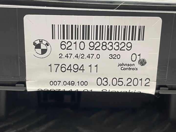 BMW F30 F31 COMPTEUR COMPTEUR DE VITESSE WSKAZNIKI ANGLAIS UK 9283329 2273585