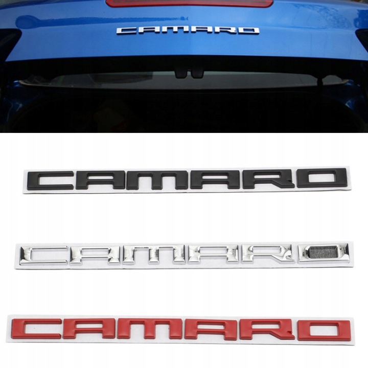 EMBLÈME CAMARO MÉTAL INSIGNE INSCRIPTION CHEVROLET CHRO