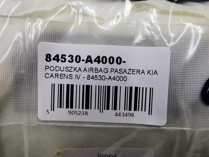 COUSSIN AIRBAG PASSAGER KIA CARENS IV 84530-A4000