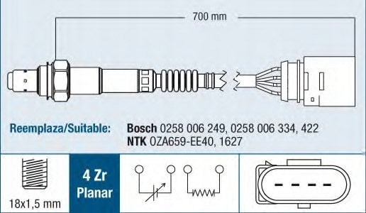 SONDA LAMBDA AUDI 