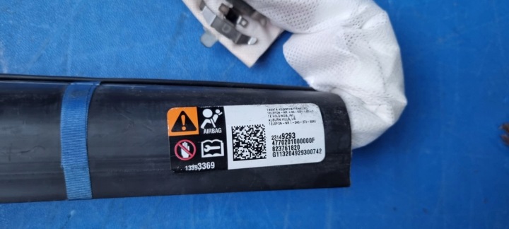 RIDEAU COUSSIN SÉCURITÉ AIRBAG CHEVROLET CAMARO MK5 V 2014 RESTYLAGE
