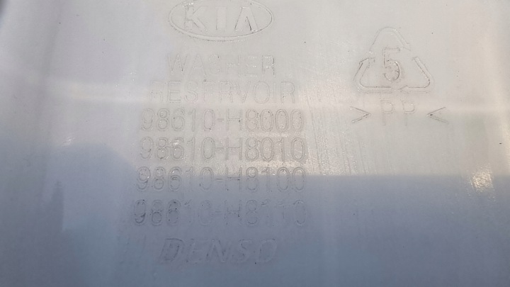 KIA RIO IV 17- RÉSERVOIR LAVE-GLACES POMPE ENSEMBLE 98610-H8000