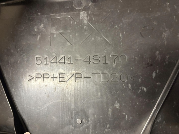 LEXUS RX IV PLAQUE PROTECTION PARE-CHOCS AVANT 51441-48170