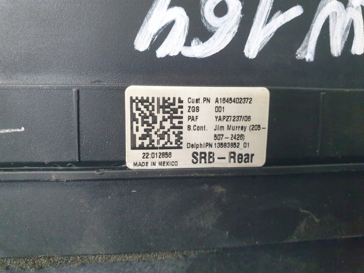 MODULE BOÎTE FUSIBLES MERCEDES-BENZ ML W164 A1645402372