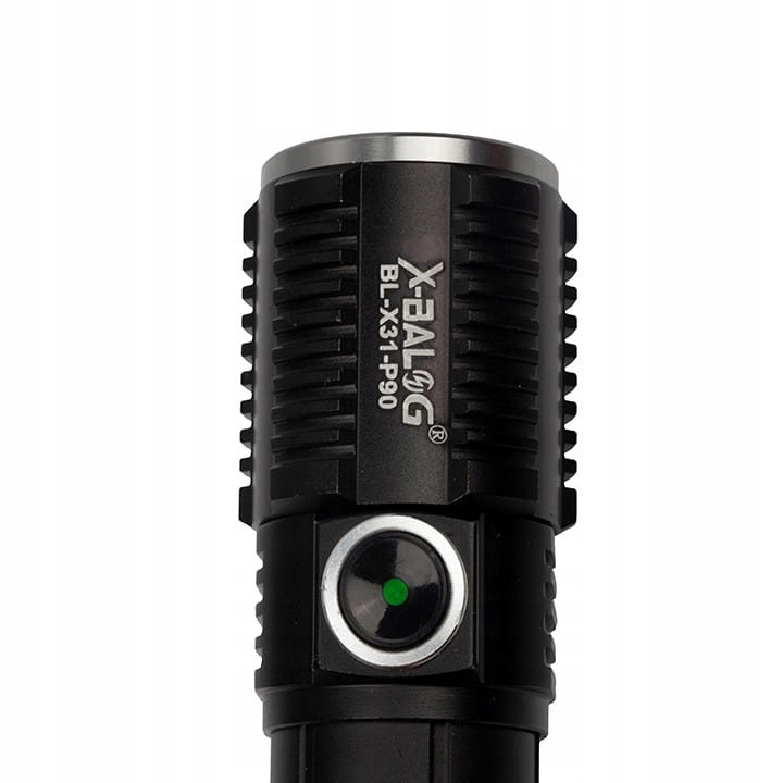PUISSANT LAMPE DE POCHE LED TAKTYCZNA WOJSKOWA ZOOM XHP90 USB ACCU 26650