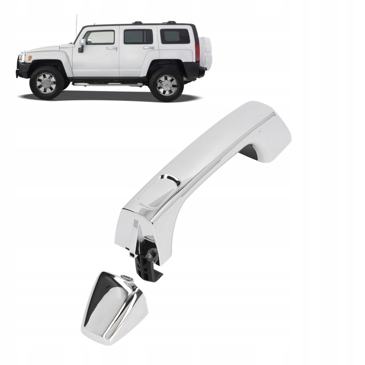 POIGNÉE EXTÉRIEUR CHROME HUMMER H3 OE 15296932