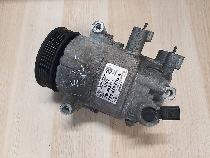 SEAT SKODA VW COMPRESSOR AIR CONDITIONER 5K0820803A photo 1 - milautoparts-fr.ukrlive.com