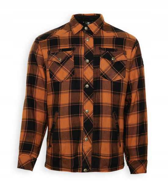 BORES LUMBERJACK KOSZULA MOTOCICLETA COLOR NARANJA HD 2XL 