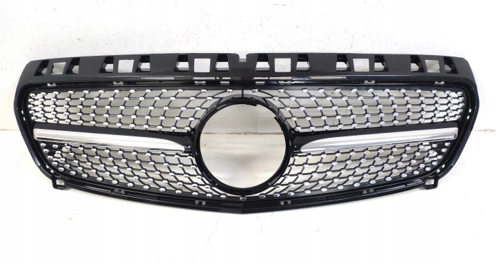 NEUF GRILLE CALANDRE RADIATEUR MERCEDES W176 AKL 2012-15 A-KLASA DIAMOND NOIR