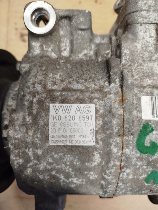 COMPRESSEUR DE CLIMATISATION COMPRESSEUR VW GOLF VI AUDI A3 8P 1.4 B 1K0820859T