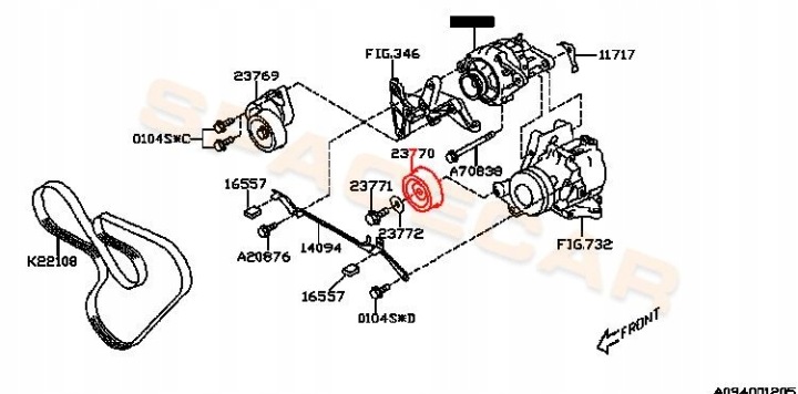 GALET TENDEUR FEBEST 0487-KH9W