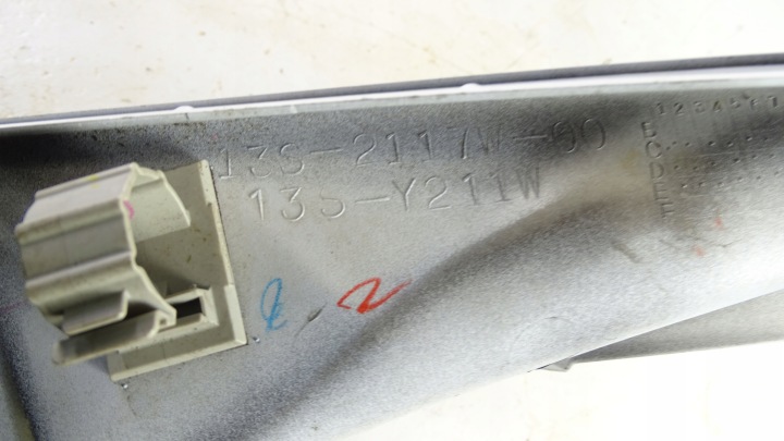E527 YAMAHA YZF R6RJ15 R6 RJ15 CÔTÉ DÉFLECTEUR D'AIR PROTECTION NOSEK