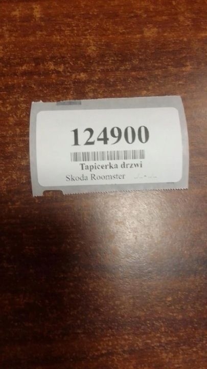 SKODA ROOMSTER GARNITURE PORTES GAUCHE ARRIÈRE