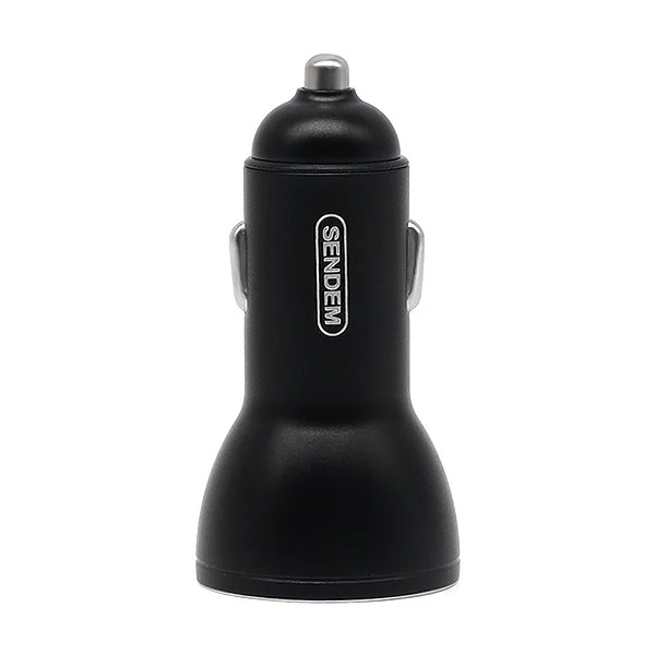 ECOBOX CHARGEUR AUTOMOBILE USB 2 CV TYP-C 78W QC PD NOIR D18