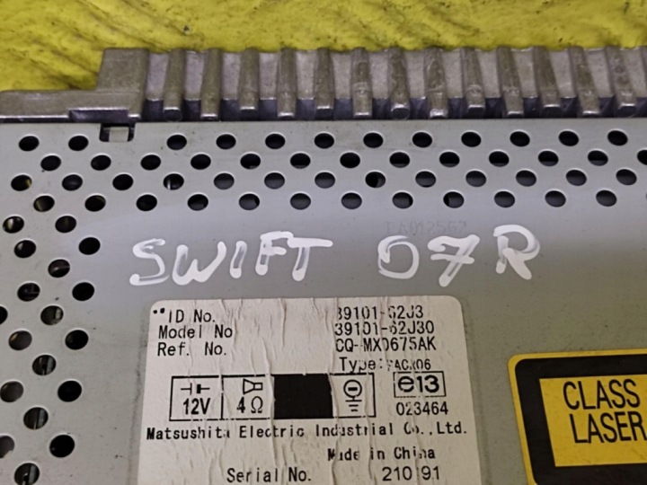 SUZUKI SWIFT IV RADIO 3910162J30