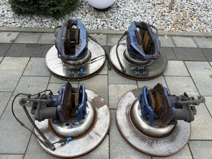 BMW G05 X5 X6 ÉTRIERS DISQUES PLAQUETTES PARFAIT 374MM 345MM