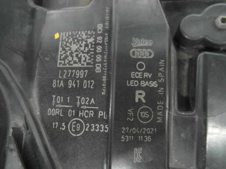 AUDI Q2 LIFT LED PHARE AVANT DROITE AVANT