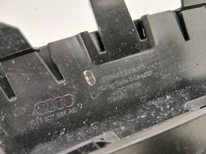 AUDI A5 II 2 S-LINE LIFT 19- CALANDRE GRILLE PARE-CHOCS GAUCHE AVANT 8W6807681AC