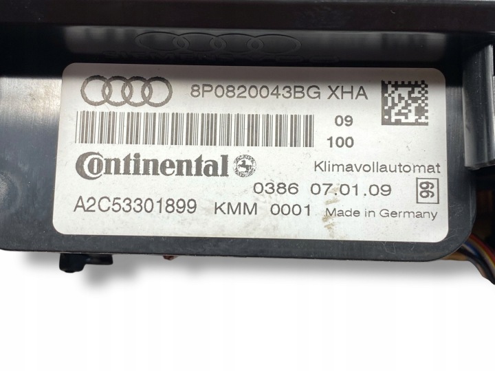 AUDI A3 S3 A3 SPORTBACK 8P 2009 PANNEAU CLIMATISATION