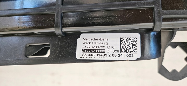 PANNEAU AVANT RENFORCEMENT PARE-CHOCS MERCEDES CLA W118 A W177 OE A1776208000