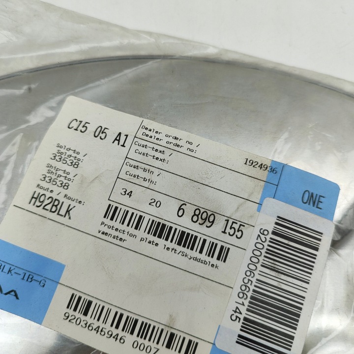 BMW 5 G30 G31 2017 GAUCHE CÔTÉ PROTECTION ARRIÈRE DISQUES FREINAGE
