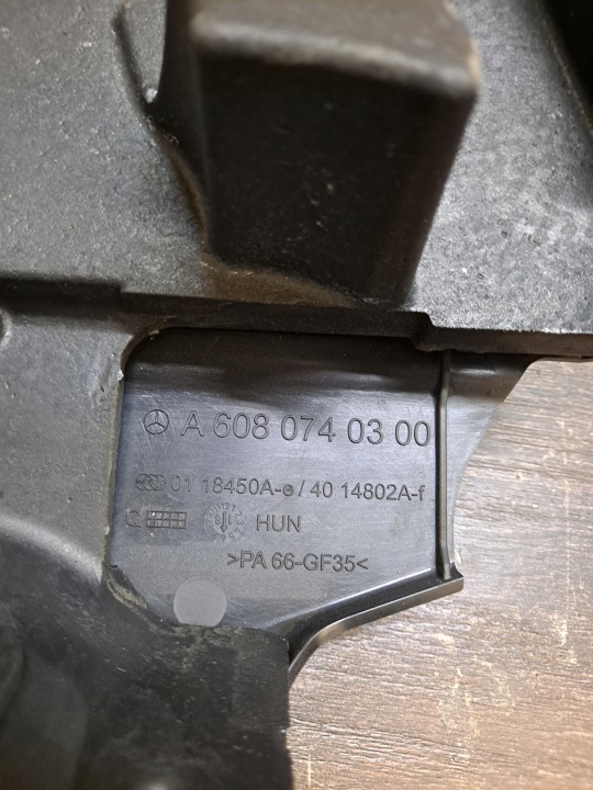 PROTECTION MOTEUR MERCEDES W177 1.5 A6080740300
