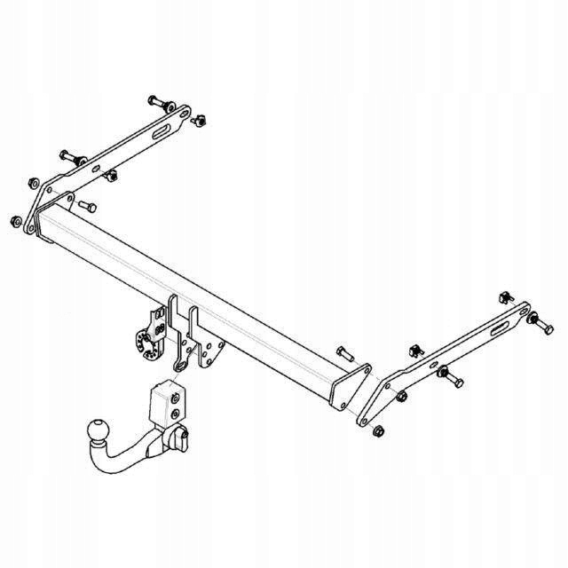 BARRA DE REMOLQUE GANCHO DE REMOLQUE WITTER FORD KUGA II MK2 DE 2013- 