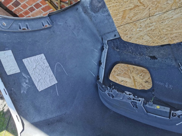BMW X6 F16 X6M PEINTURE A300 PARE-CHOCS ARRIÈRE KOMPETNY
