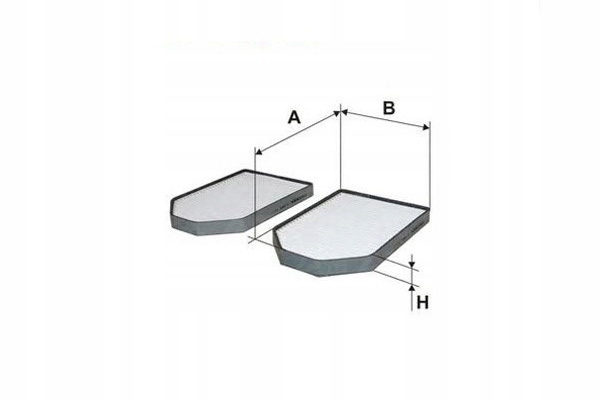 FILTRON K 1069-2X FILTRE VENTILATION ESPACES PASAZERSKIEJ