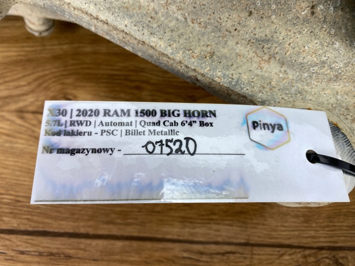 ROTULE DE DIRECTION DROITE AVANT MOYEU DODGE RAM 1500 2019+ USA