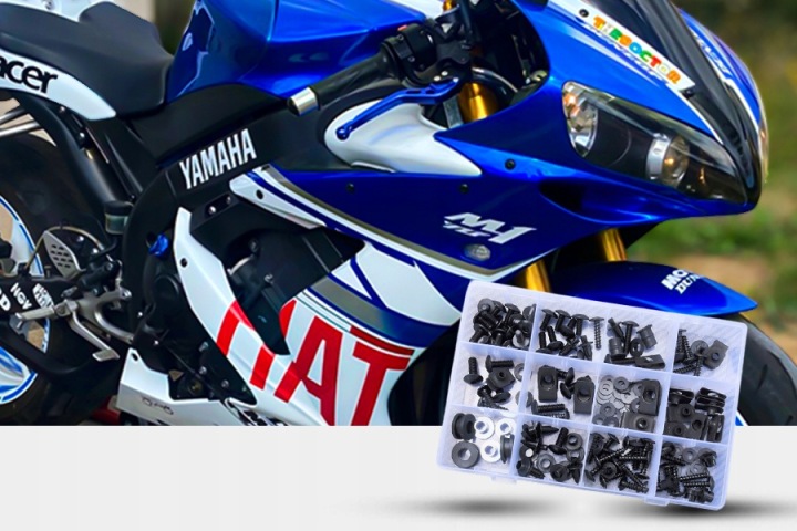 KIT FIXATION PARE-SOLEIL ″TYTANU'' VERS YAMAHA YZF R125 R-125 RE06 2008-2013