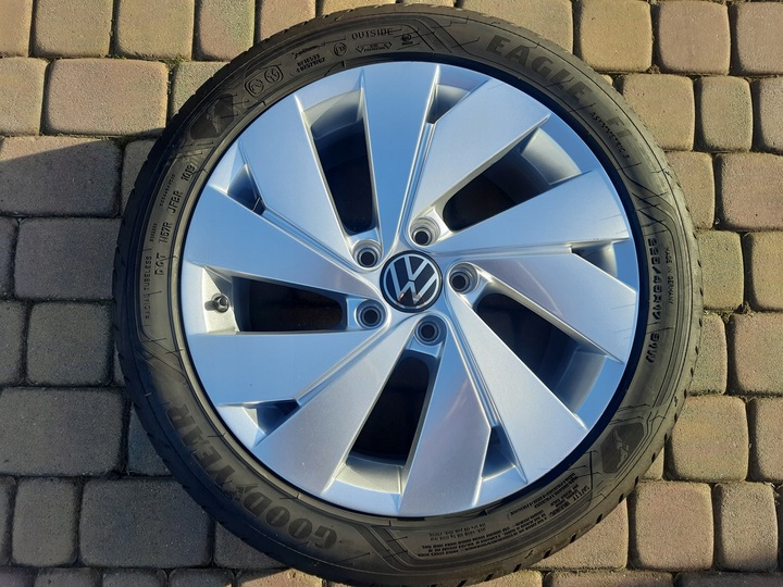 LLANTAS CON NEUMÁTICOS VW GOLF 7, 8, TOURAN, CADDY , 17 CALI, 5H0 601 025 C 