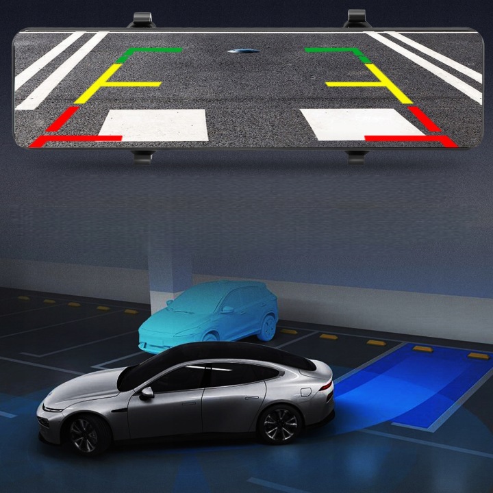 10.7 ''4K INTELIGENTNE RÉTROVISEUR INTERNE DASH CAM AVEC AVANT I AVEC ARRIÈRE CAMÉRA ZAPASOWA
