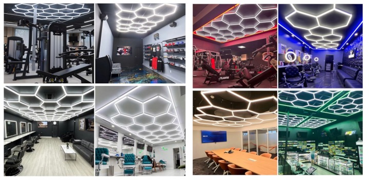 PHARE HQ LED HEXAGON P1 4HEX 4K 165X240 PLASTER MIODU WARSZTAT GARAZ SALON