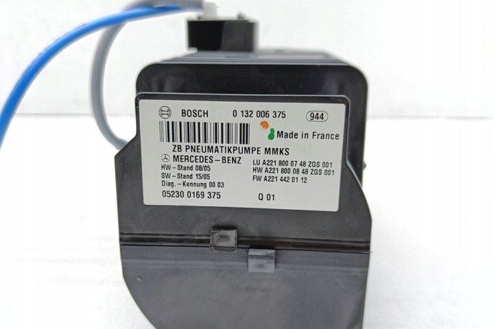 POMPE VACUUM MERCEDES-BENZ AVEC (W221) A2218000748 3.5L GASOLINE 200KW 2007
