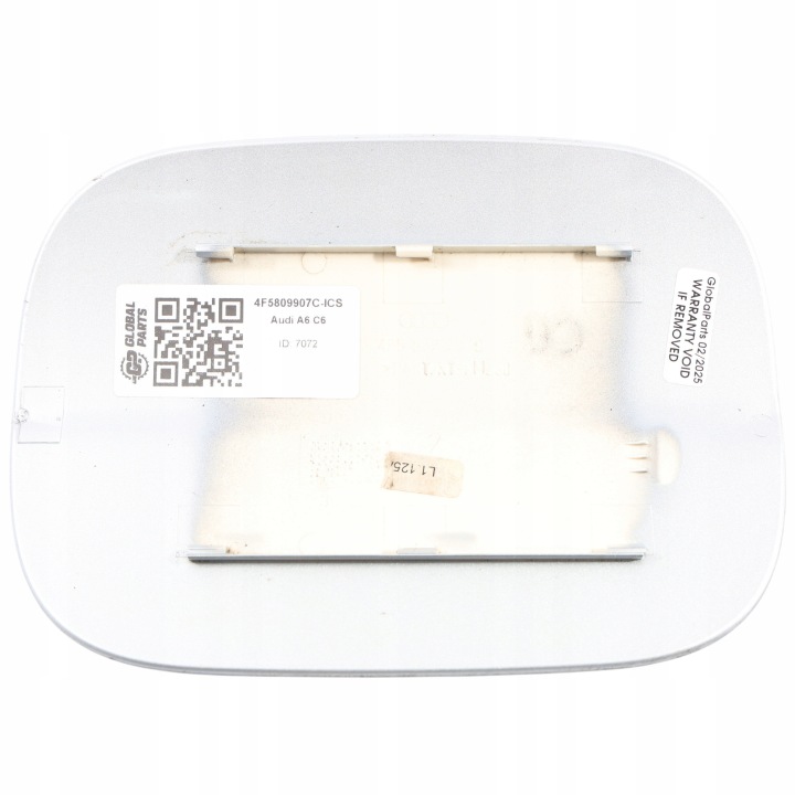 AUDI S6 C6 COUVERCLE CLAPET GOULOTTE DE REMPLISSAGE CARBURANTS ARGENTÉE ICE SILVER X7W 4F5809907C