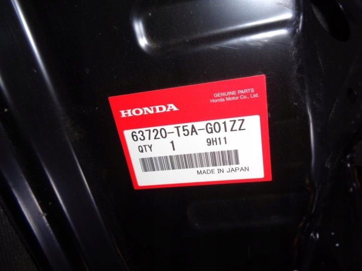 HONDA CIVIC X 16- BRODERIE GARDE-BOUE GAUCHE ARRIÈRE ARRIÈRE