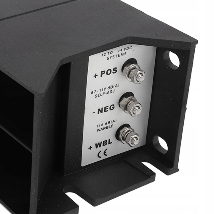ALARME ZAPASOWY 112DB DC 12V 24V 20W ODWRACANIE D'AVERTISSEMENT KLAXON OK
