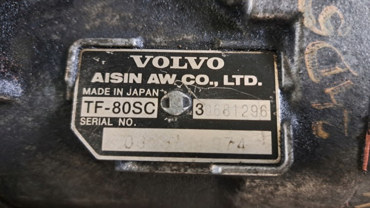 VOLVO V70 III S80 II 2.4 D5 07- BOÎTE DE VITESSES AUTOMATE TF-80SC 30681296