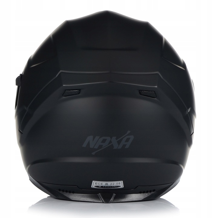 CASCO PARA MOTOCICLETA NAXA F28/B NEGRO MATT + TAPAOBJETIVO 