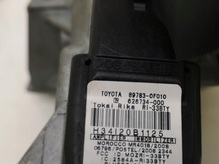 2013 TOYOTA VERSO CONTACTEUR D'ALLUMAGE 450200203