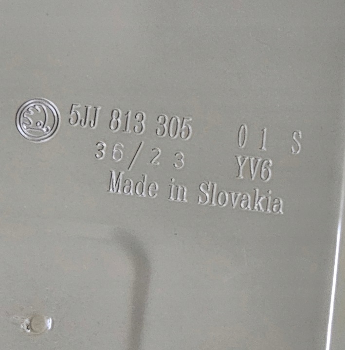 SKODA OE 5JJ813305 COURROIE BRODERIE